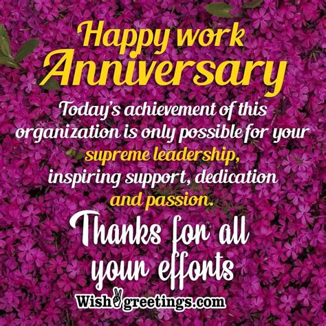 Celebrating Your Leader: 50+ Thoughtful Job Anniversary Wishes for Your Boss