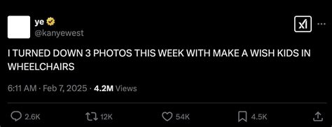 Kanye Make A Wish Tweet