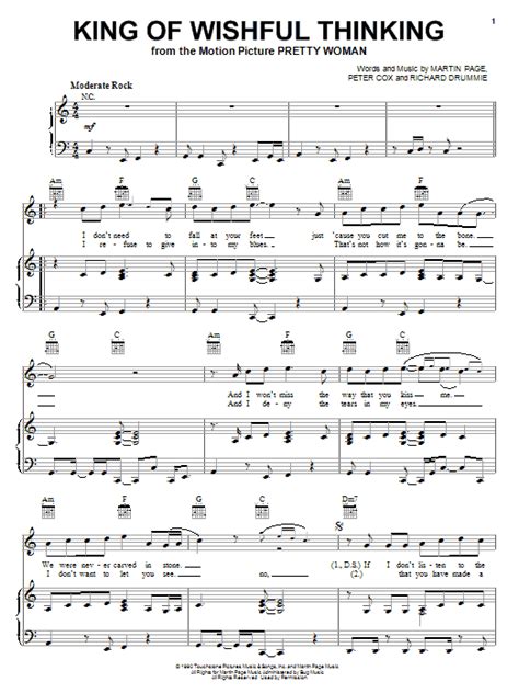 King of Wishful Thinking Chords: Your Ultimate Guide to Playing the Go West Classic