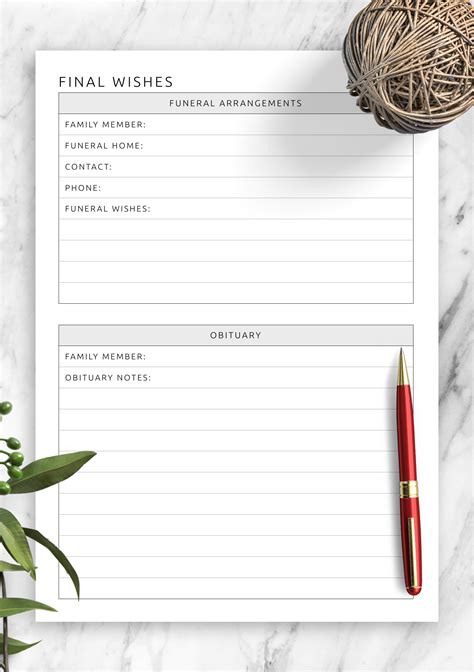 Crafting Your Legacy: What to Write in Your Last Wishes Document