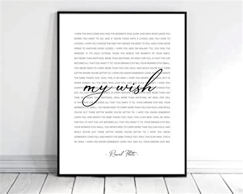 From the Heart: 50+ Beautiful Wishes Inspired by the Lyrics of "My Wish for You" by Rascal Flatts