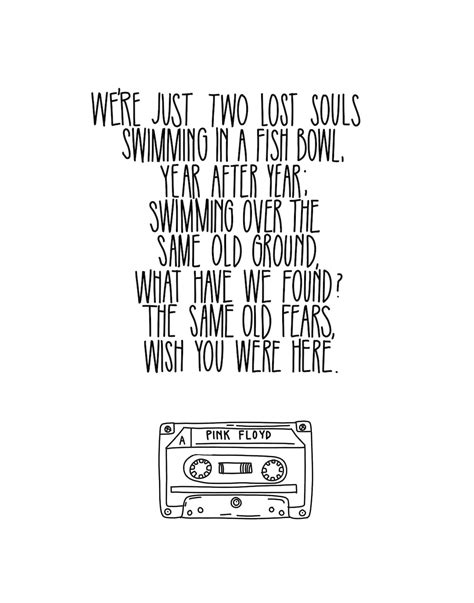 Lyrics To Wish You Were Here By Pink Floyd