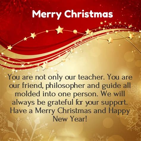 50+ Heartfelt Merry Christmas Wishes for a Teacher