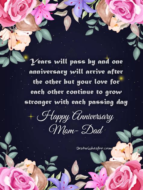 Celebrating a Lifelong Love: 60+ Perfect Mom and Dad Anniversary Wishes