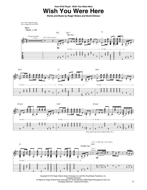 Pink Floyd Wish You Were Here Chords: Your Ultimate Guide to Mastering the Classic