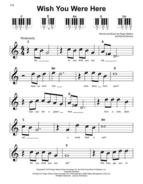A Soul in a Fishbowl: Your Ultimate Guide to Pink Floyd's "Wish You Were Here" Sheet Music