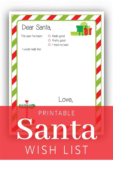 Unwrap the Magic: Your Ultimate Guide to the Perfect Free Printable Santa Wish List