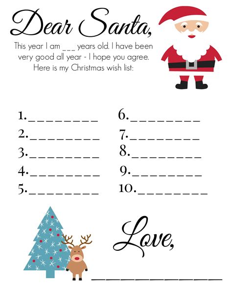 Your Magical Santa Claus Wish List Printable: 5+ Creative Ideas for a Heartfelt Letter