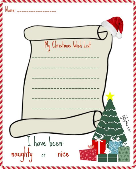 The Perfect Santa Wish List Template: 5 Creative Categories for Your Christmas Dreams
