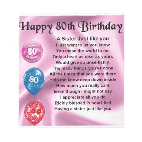80 Wonderful 80th Birthday Wishes for Your Beloved Sister