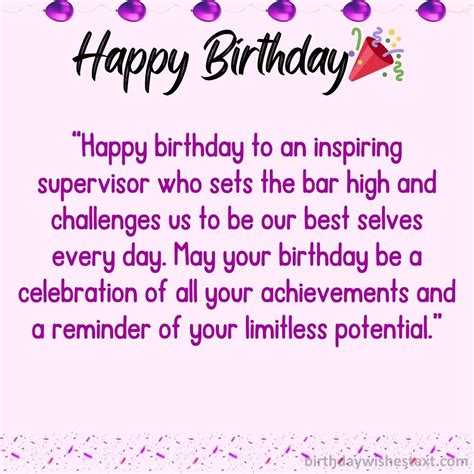 60+ Perfect Supervisor Birthday Wishes (To Show Appreciation & Respect)