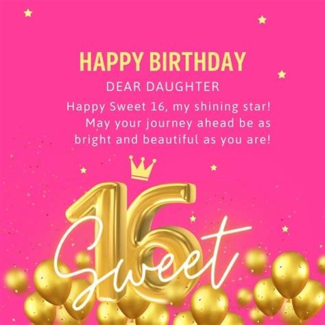 The Ultimate Guide to Sweet Sixteen Birthday Wishes for Your Daughter