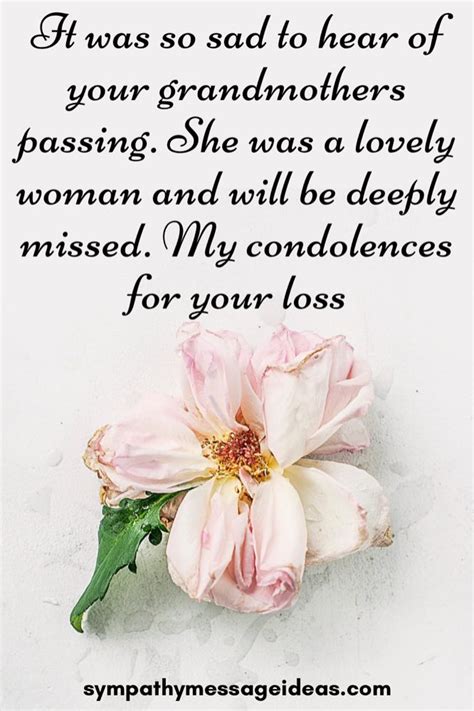Heartfelt Sympathy Wishes for the Loss of a Grandmother: Finding the Right Words
