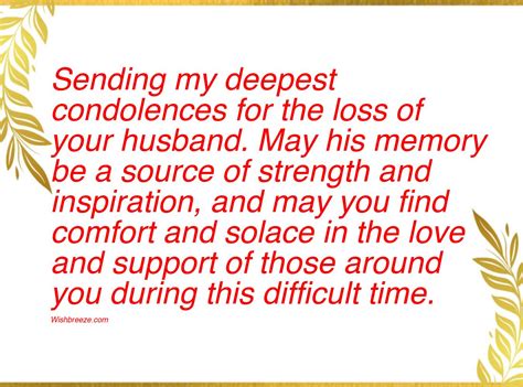 Finding the Right Words: 60+ Heartfelt Sympathy Wishes for the Loss of a Husband