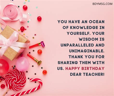 Happy Birthday, Teacher! 50+ Perfect Teacher Birthday Wishes to Show Your Appreciation