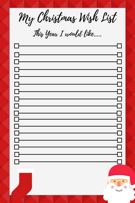 The Ultimate Template for a Santa Wish List: 5 Magical Ways to Write Your Letter