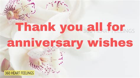 Thank You All For The Anniversary Wishes