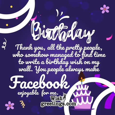 From Simple to Sincere: The Ultimate Guide to Thank You for Facebook Birthday Wishes