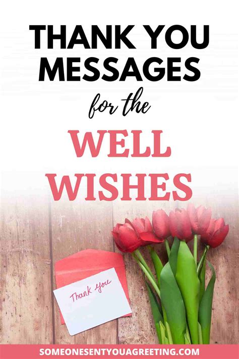 Finding the Right Words: 50+ Ways to Say 'Thank You for the Well Wishes'