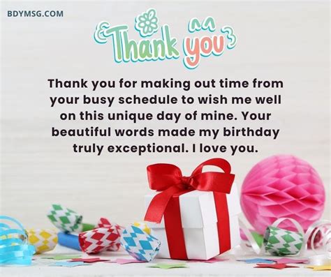 The Perfect Reply: 60+ Creative Ways to Say Thanks for B-Day Wishes