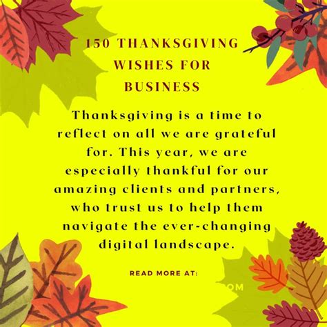 A Feast of Gratitude: 50+ Perfect Thanksgiving Wishes From Your Business