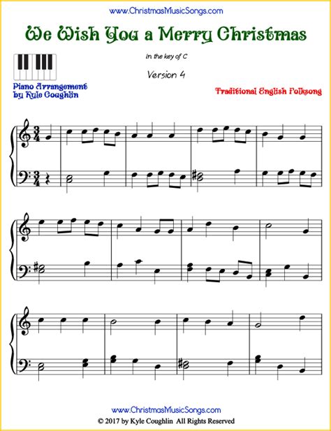 Hitting the Right Note: 50+ Perfect Messages for "We Wish a Merry Christmas" Piano Notes