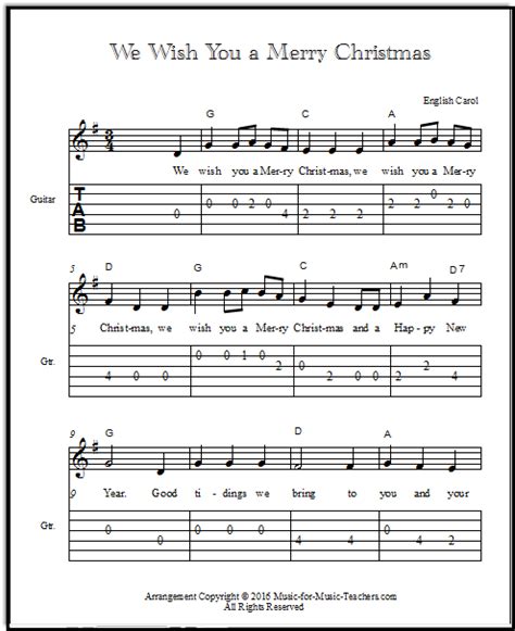 We Wish You a Merry Christmas Guitar Notes: Easy Tabs, Chords, and Pro-Tips for a Festive Tune