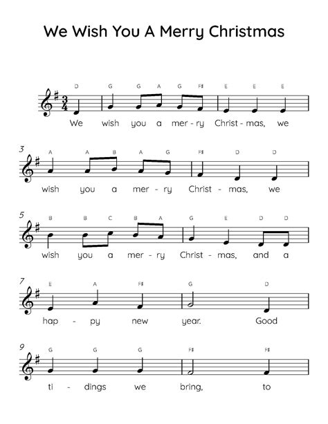 Notes of Joy: Christmas Wishes Inspired by Learning "We Wish You a Merry Christmas" on Piano