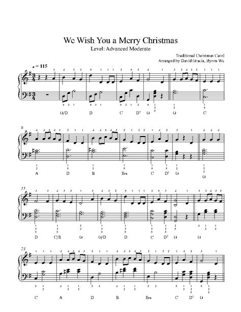 More Than Just Notes: What to Write with "We Wish You a Merry Christmas" Piano Sheet Music