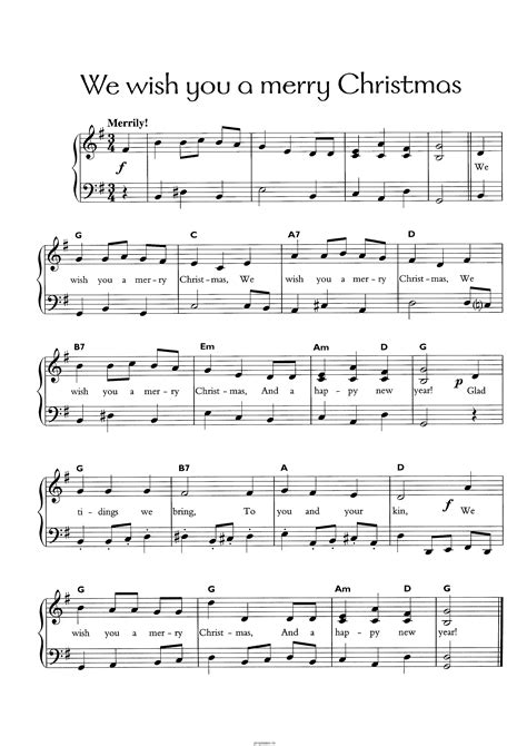 Beyond the Notes: Heartfelt Messages for Your "We Wish You a Merry Christmas" Sheet Music