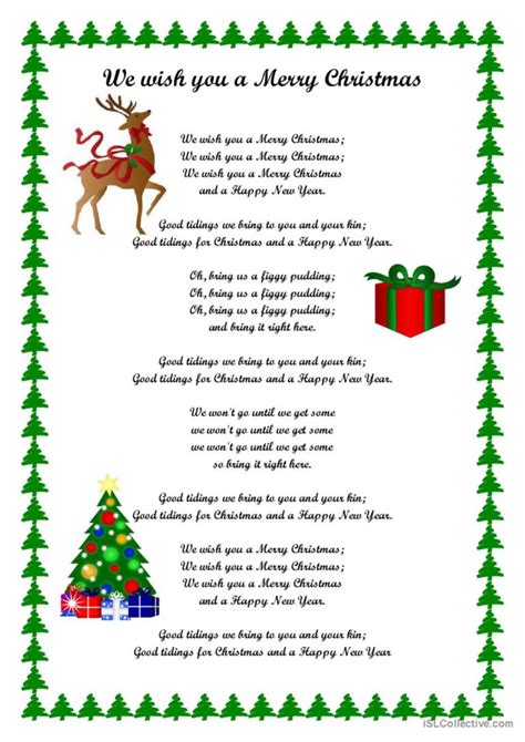 We Wish You a Merry Christmas: Perfect Messages to Go with Your Song Download
