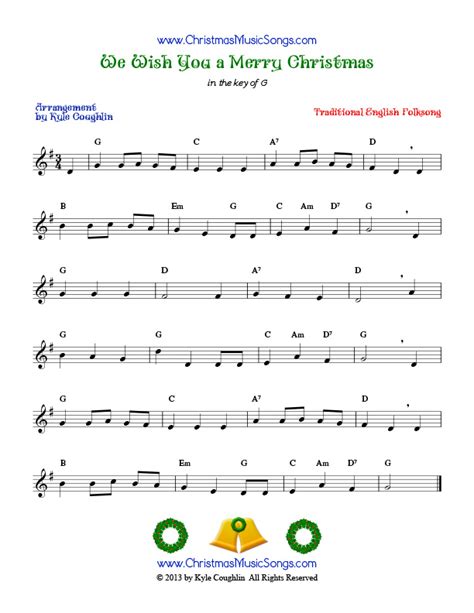 Notes of Joy: What to Write When Gifting "We Wish You a Merry Christmas" Sheet Music