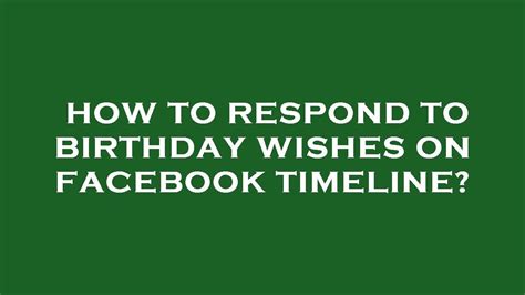 Why Cant You See All Birthday Wishes On Facebook Timeline