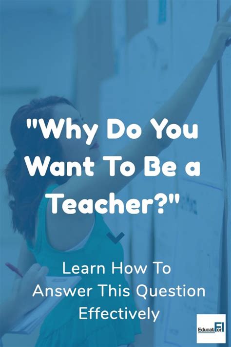 Articulating Your Calling: 50+ Inspired Ways to Answer "Why Do You Wish to Become a Teacher?"