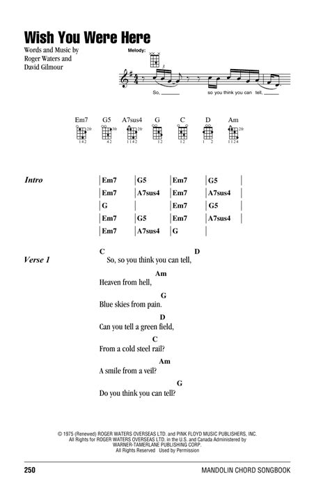 A Songwriter's Guide: Finding the Perfect "Wish U Were Here" Lyrics and Chords