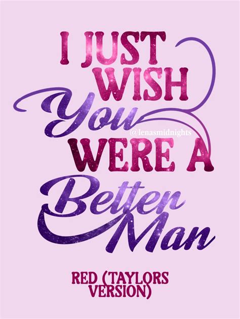 Wish You A Better Man