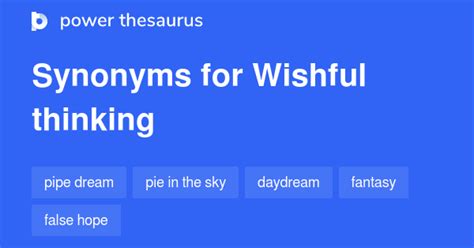More Than a Dream: 50+ 'Wishful Thinking' Synonyms for Every Mood and Moment