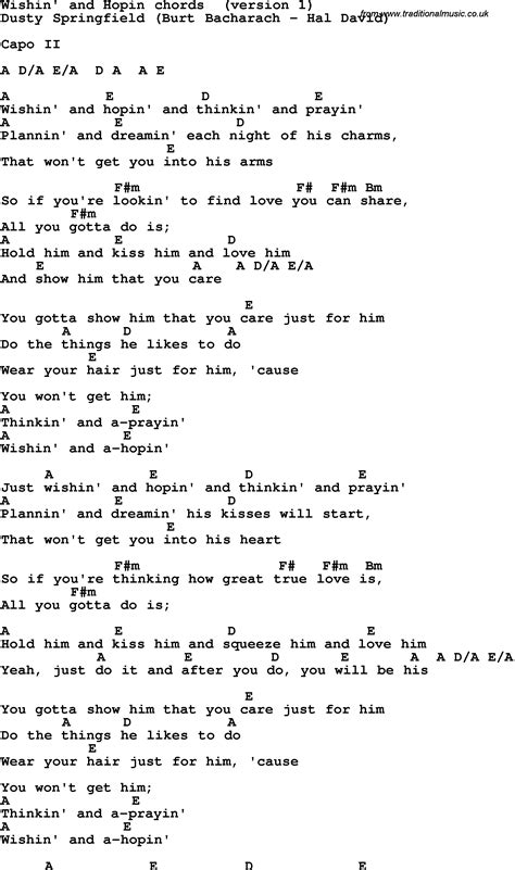 From a Secret Crush to a Big Dream: Your Guide to "Wishing and Hoping" Song Lyrics for Every Occasion