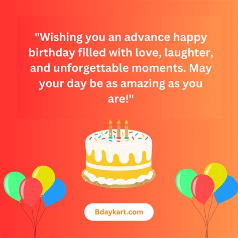 The Art of the Early Celebration: 60+ Perfect Ways to Wish a Happy Birthday in Advance