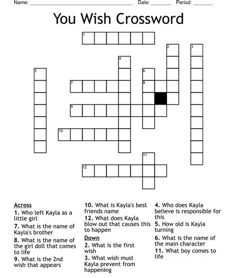 You Wish Crossword: 50+ Clever Messages for Your Favorite Puzzle Master